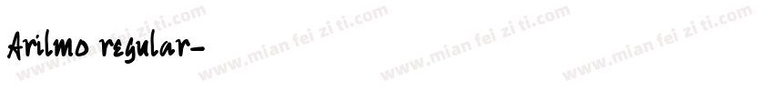 Arilmo regular字体转换